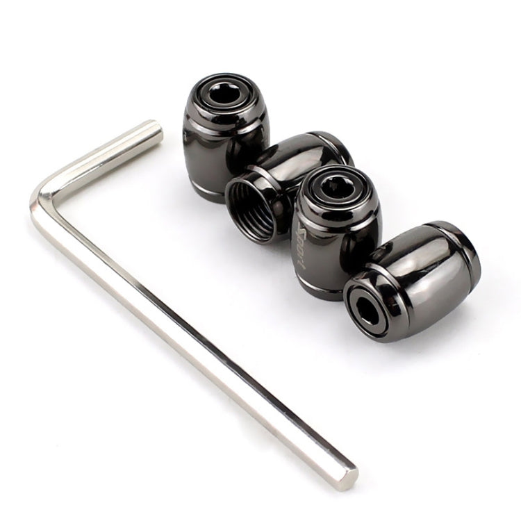 Automobile Valve Core Cap Tire Anti-deflation Valve Decoration(Titanium Black) - Tire Valve Caps by PMC TechLife | Online Shopping South Africa | PMC TechLife