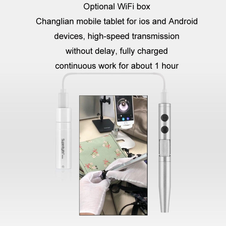 5 Million Digital Electron Microscope Magnifying Dermatoscope, Specification: B008+Z001 Bracket+WIFI Box - Digital Microscope by PMC Jewellery | Online Shopping South Africa | PMC Jewellery | Buy Now Pay Later Mobicred