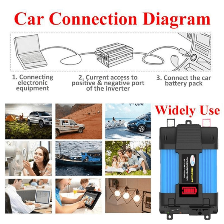 12V-220V 300W  SOLIKE TECH Vehicle Inverter Sine Wave Convertor Auto Inverter - Pure Sine Wave by SOLIKE TECH | Online Shopping South Africa | PMC TechLife | Buy Now Pay Later Mobicred