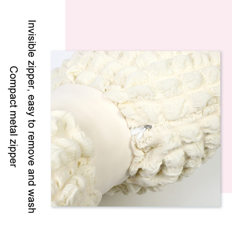 Car Seat Breathable And Comfortable Puff Pillow Upholstery, Color: Headrest Beige - Seat Accessories by PMC TechLife | Online Shopping South Africa | PMC TechLife | Buy Now Pay Later Mobicred