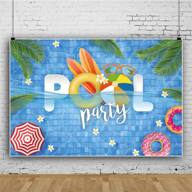 80x120cm Summer Pool Party Decoration Backdrop Swimming Ring Photography Background Cloth(11418487) - Other by PMC Jewellery | Online Shopping South Africa | PMC Jewellery