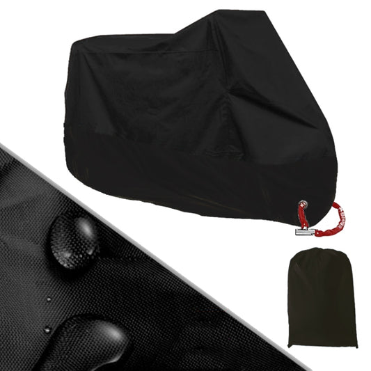 190T Motorcycle Rain Covers Dustproof Rain UV Resistant Dust Prevention Covers, Size: L(Black) - Protective Gear by PMC Jewellery | Online Shopping South Africa | PMC Jewellery | Buy Now Pay Later Mobicred