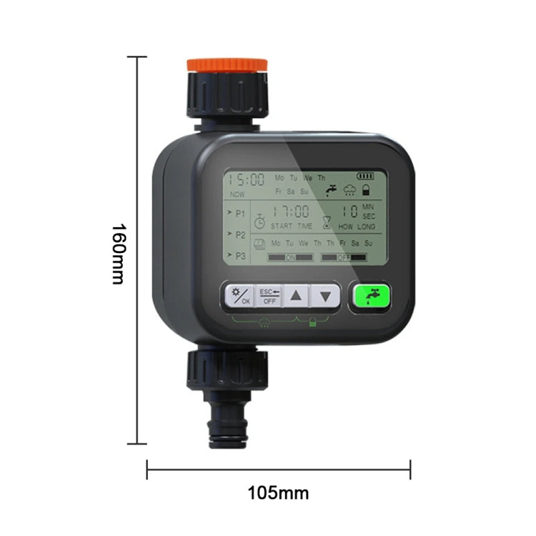 Gardening Timer Automatic Watering Device Garden Balcony Watering Device Intelligent Irrigation System Controller(Black) - Watering & Irrigation by PMc TechLife | Online Shopping South Africa | PMc TechLife | Buy Now Pay Later Mobicred