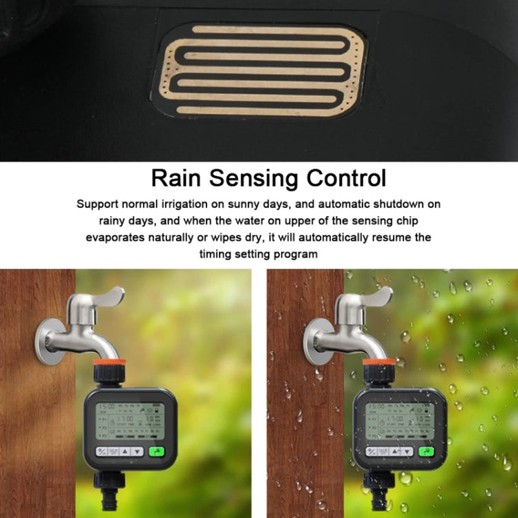 Gardening Timer Automatic Watering Device Garden Balcony Watering Device Intelligent Irrigation System Controller(Black) - Watering & Irrigation by PMc TechLife | Online Shopping South Africa | PMc TechLife | Buy Now Pay Later Mobicred