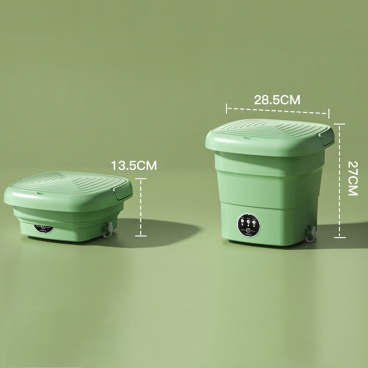 4.5L Mini Portable Folding Household Washing Machine Underwear Washer, Color: Fruit Green(EU Plug) - free shipping - PMC TechLife - Order now!
