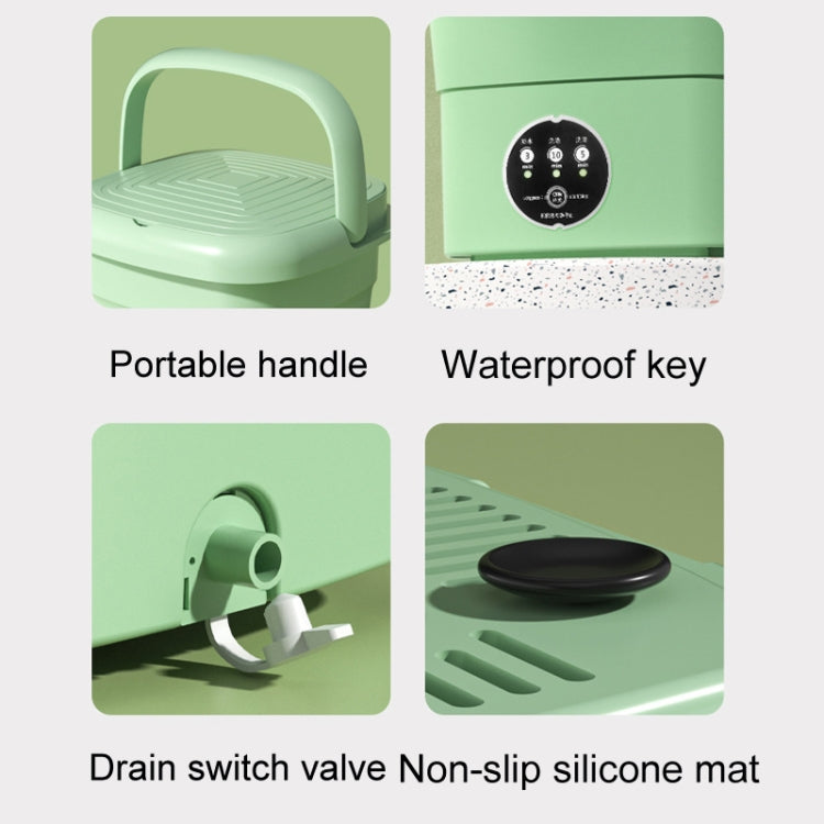 4.5L Mini Portable Folding Household Washing Machine Underwear Washer, Color: Fruit Green(EU Plug) - free shipping - PMC TechLife - Order now!