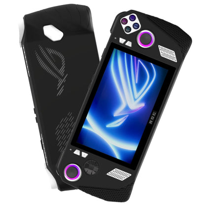 For ASUS Rog Ally Gaming Console Multicolor Silicone Case With 2 Button Caps(Gold) - Accessories by PMC Jewellery | Online Shopping South Africa | PMC Jewellery