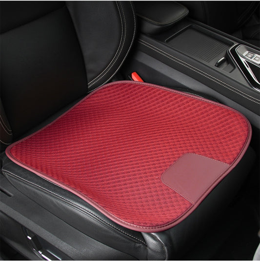 Car Seat Without Backrest Ice Silk Cushion(Claret) - Seat Accessories by PMC Jewellery | Online Shopping South Africa | PMC Jewellery | Buy Now Pay Later Mobicred