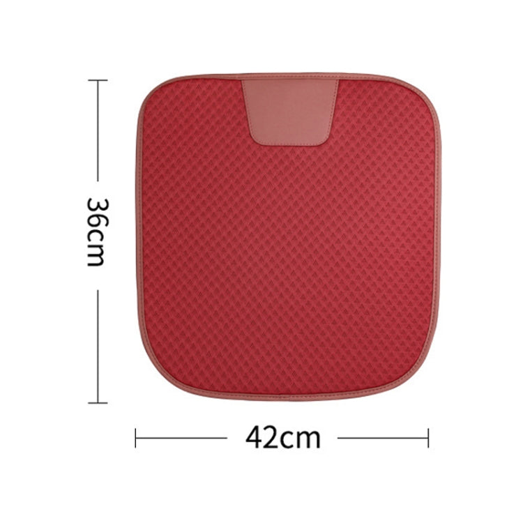 Car Seat Without Backrest Ice Silk Cushion(Mosca Brown) - Seat Accessories by PMC TechLife | Online Shopping South Africa | PMC TechLife | Buy Now Pay Later Mobicred