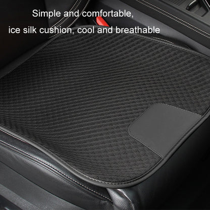 Car Seat Without Backrest Ice Silk Cushion(Black) - Seat Accessories by PMC Jewellery | Online Shopping South Africa | PMC Jewellery | Buy Now Pay Later Mobicred
