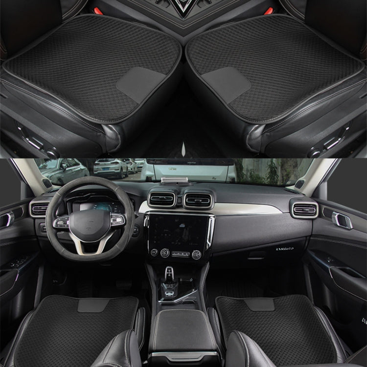 Car Seat Without Backrest Ice Silk Cushion(Black) - Seat Accessories by PMC TechLife | Online Shopping South Africa | PMC TechLife | Buy Now Pay Later Mobicred