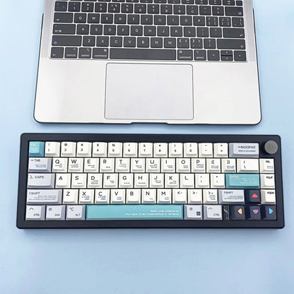 67 Keys Three-mode Customized DIY With Knob Mechanical Keyboard Kit Supports Hot Plug RGB Backlight, Color: Blue - Other by PMC Jewellery | Online Shopping South Africa | PMC Jewellery | Buy Now Pay Later Mobicred