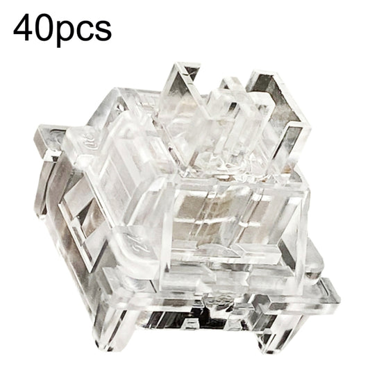 40pcs Customized Hot Swap Mechanical Keyboard 3Pin Shaft(Crystal Dust Shaft) - Other by PMC Jewellery | Online Shopping South Africa | PMC Jewellery | Buy Now Pay Later Mobicred