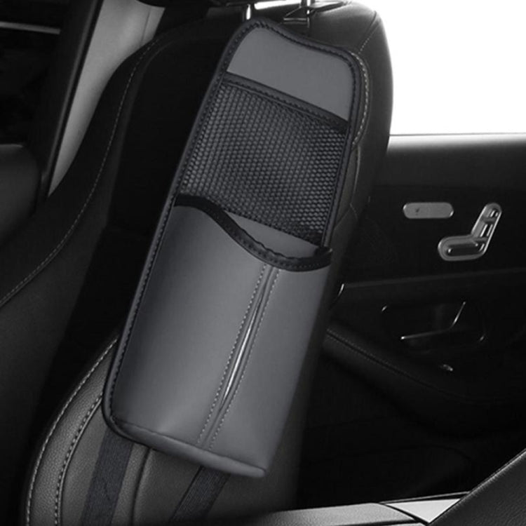 Car Seat Leather Multifunctional Tissue Water Cup Storage Hanging Bag(Black) - Stowing Tidying by PMC TechLife | Online Shopping South Africa | PMC TechLife | Buy Now Pay Later Mobicred
