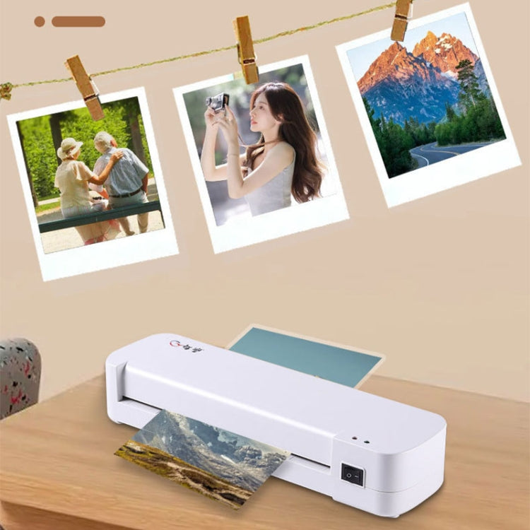 A4 Hot Cold Laminator Machine Photo Documents Hot Lamination 220V EU Plug - Photo Film Covering Machine by PMC TechLife | Online Shopping South Africa | PMC TechLife | Buy Now Pay Later Mobicred