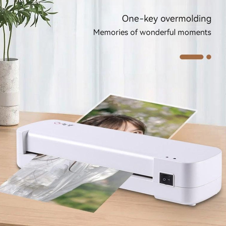 A4 Hot Cold Laminator Machine Photo Documents Hot Lamination 220V EU Plug - Photo Film Covering Machine by PMC TechLife | Online Shopping South Africa | PMC TechLife | Buy Now Pay Later Mobicred