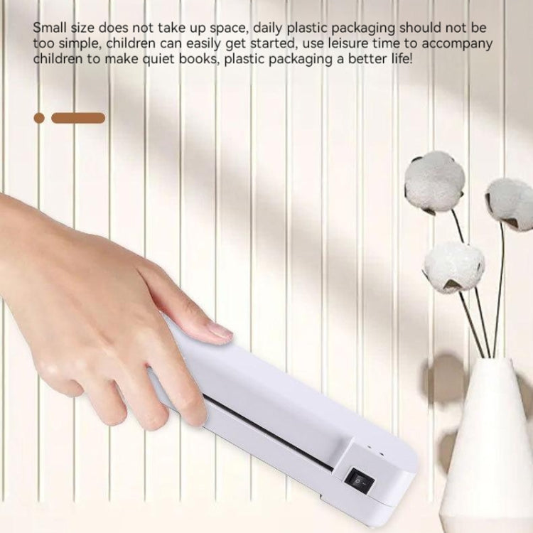 A4 Hot Cold Laminator Machine Photo Documents Hot Lamination 220V EU Plug - Photo Film Covering Machine by PMC TechLife | Online Shopping South Africa | PMC TechLife | Buy Now Pay Later Mobicred