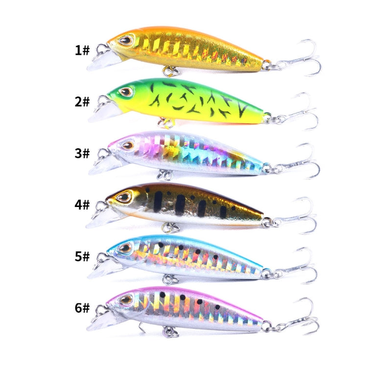 HENGJIA 5.5cm 6.6g Mino Luya Fake Bait Long Casting Sinking Bionic Lure(4) - Fishing Lures by HENGJIA | Online Shopping South Africa | PMC TechLife | Buy Now Pay Later Mobicred