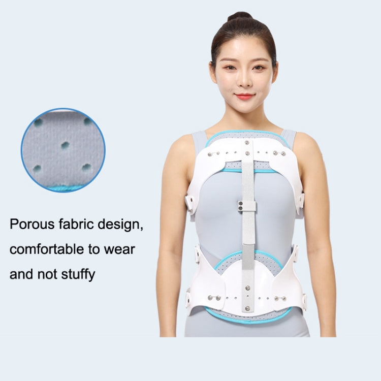 Free Code Summer Breathable Thoracic and Lumbar Spine Fixation Brace Compressive Spinal Postoperative Fixator(White) - Corrector by PMC Jewellery | Online Shopping South Africa | PMC Jewellery