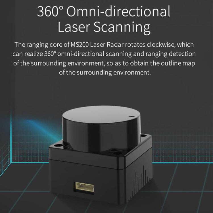 Yahboom Lidar ROS2 Robot SLAM Mapping Navigation Ranging TOF(MS200) - Robotics Accessories by Yahboom | Online Shopping South Africa | PMC Jewellery | Buy Now Pay Later Mobicred