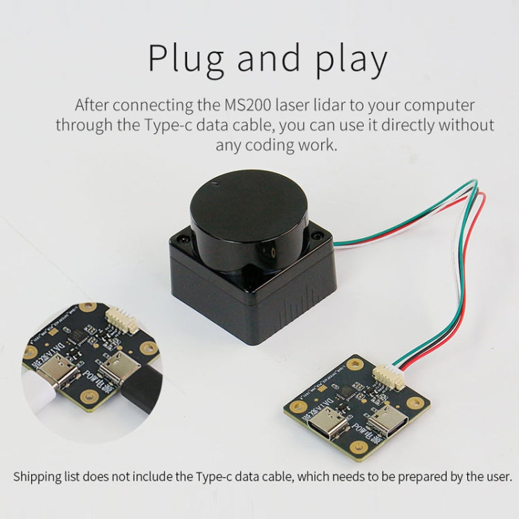 Yahboom Lidar ROS2 Robot SLAM Mapping Navigation Ranging TOF(MS200) - free shipping - PMC Jewellery - Order now!