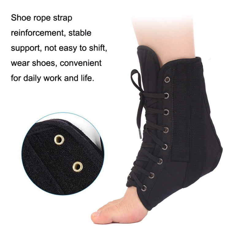 M MAluminum Plate Style Ankle Fixation Belt Ankle Sprain Dislocation Fixed Support Ankle Clip(Black) - Corrector by PMC Jewellery | Online Shopping South Africa | PMC Jewellery