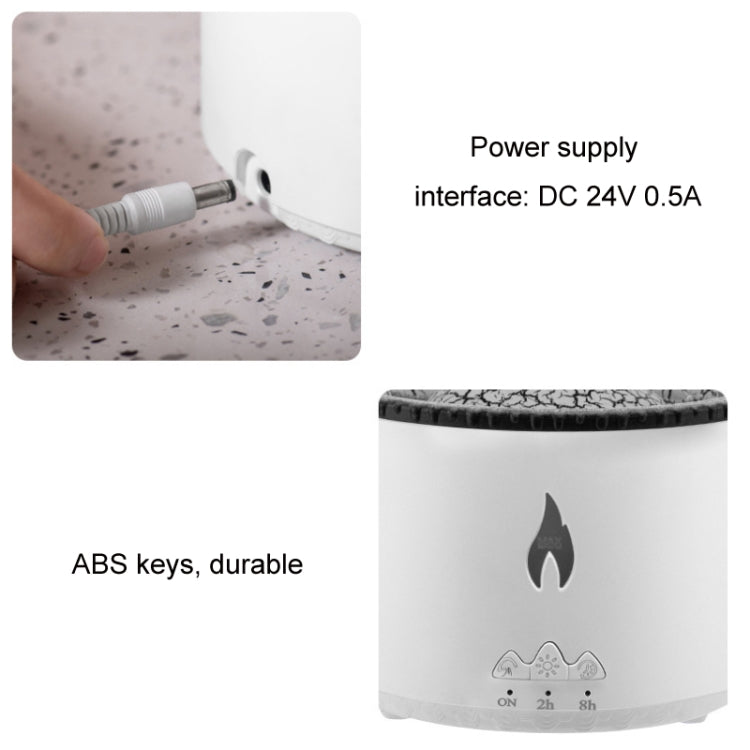 Volcanic Essential Oil Aroma Diffuser Ultrasonic Air Humidifier, Model: Full Split Remote Control(UK Plug) - free shipping - PMC TechLife - Order now!