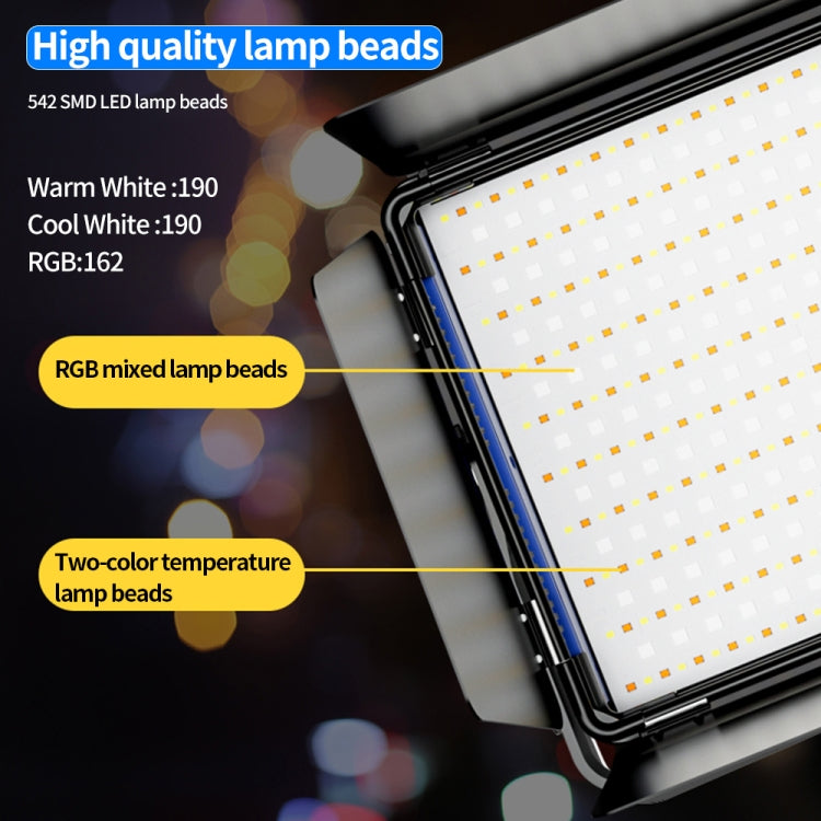 Pixel P80 60W 2600-10000K 542 LEDs Photography Fill Light Support Mobile APP Remote Control,EU Plug - free shipping - PMC TechLife - Order now!