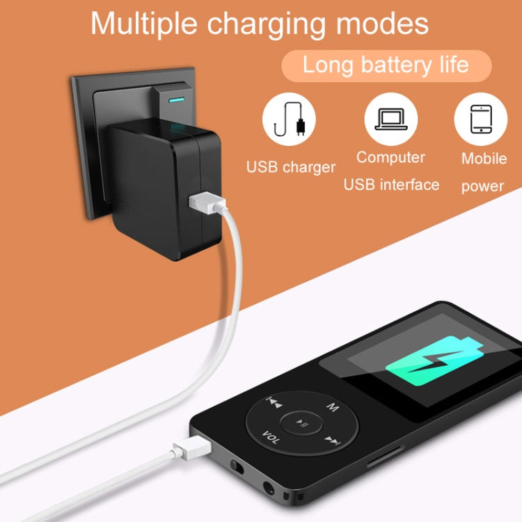 Bluetooth MP3/MP4 Student Walkman Music Player E-Book Playback With 8GB Memory Card - free shipping - PMC Jewellery - Order now!