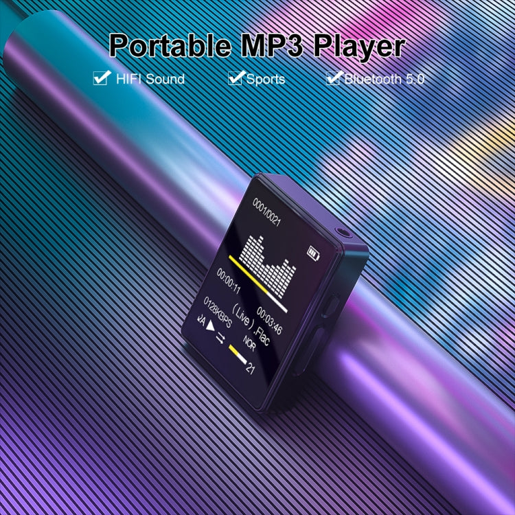 MP3 Music Player Bluetooth 5.0 Ebook Recorder MP4 Walkman 16GB(Black) - MP3 Player by PMC Jewellery | Online Shopping South Africa | PMC Jewellery | Buy Now Pay Later Mobicred