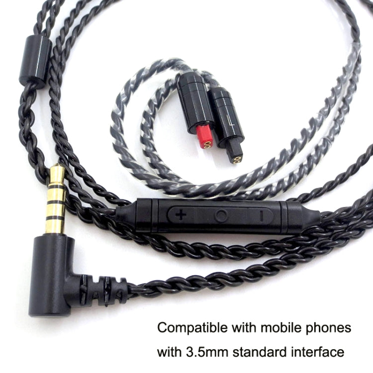 For IE Interface Headphone Cable With Microphone Upgrade Cable - Headset Accessories by PMC Jewellery | Online Shopping South Africa | PMC Jewellery | Buy Now Pay Later Mobicred