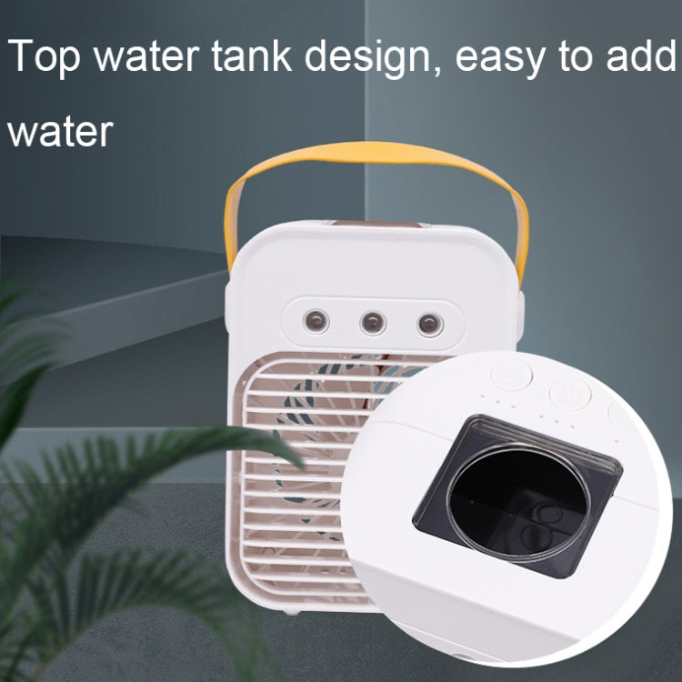 Mini Desktop Air Conditioner Fan Household Spray Humidification Air Cooler(White) - Electric Fans by PMC TechLife | Online Shopping South Africa | PMC TechLife | Buy Now Pay Later Mobicred