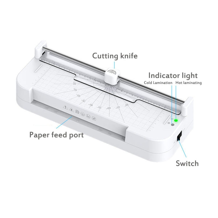 FN336  A4/A5/A6 Laminating Machine Lamination Thickness Within 0.5mm(EU Plug) - Photo Film Covering Machine by PMC Jewellery | Online Shopping South Africa | PMC Jewellery | Buy Now Pay Later Mobicred