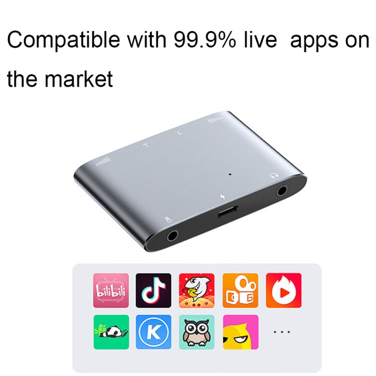 2 In 1 8 Pin+Type-C/USB-C Stereo Dual Channel Sound Card Live Converter(Upgraded Version) - Live Sound Effects Processors by PMC TechLife | Online Shopping South Africa | PMC TechLife | Buy Now Pay Later Mobicred