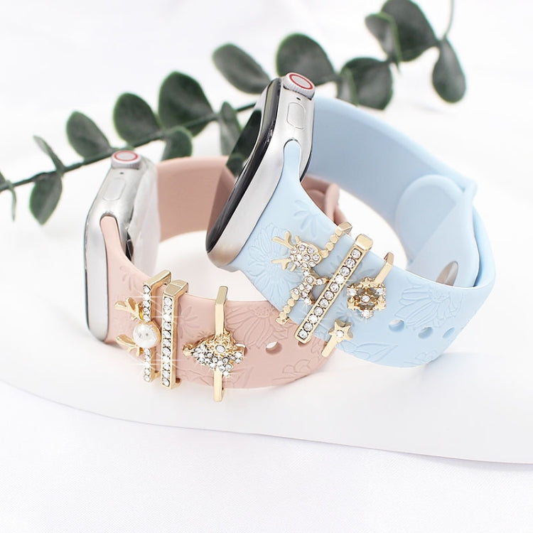 3pcs/Set Smart Watch Silicone Watch Band Decoration Ring(5) - free shipping - PMC TechLife - Order now!