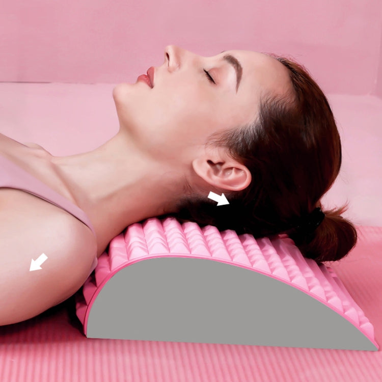 Lumbar Relaxing Massager Spinal Corrective Stretch Exercise Aid, Specification: Solid Color (Purple) - free shipping - PMC TechLife - Order now!