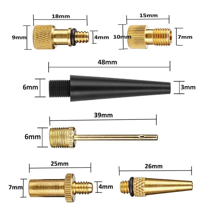25 in 1 SV/AV/DV Bicycle Valve Adapter Set Bike Ball Pump Accessories - Tire Valve Caps by PMc TechLife | Online Shopping South Africa | PMc TechLife | Buy Now Pay Later Mobicred