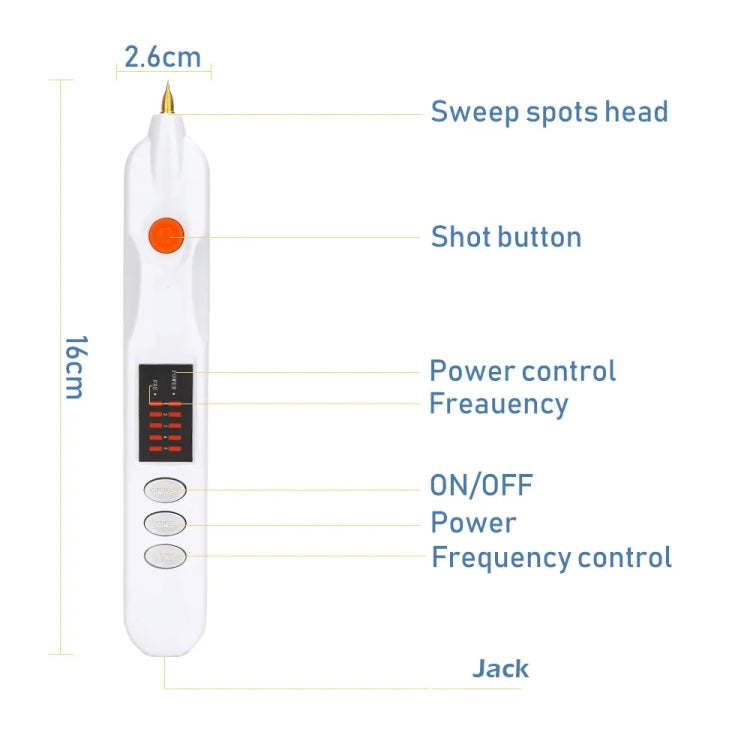 Spot Mole Pen Spot Removal Instrument Home Beauty Instrument, Spec: Charging Model US Plug(Golden) - free shipping - PMC TechLife - Order now!