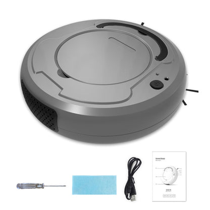 3-in-1 1800pa Smart Cleaning Robot Rechargeable Auto Robotic Vacuum Dry Wet Mopping Cleaner(Gray) - Robot Vacuum Cleaner by PMC Jewellery | Online Shopping South Africa | PMC Jewellery | Buy Now Pay Later Mobicred