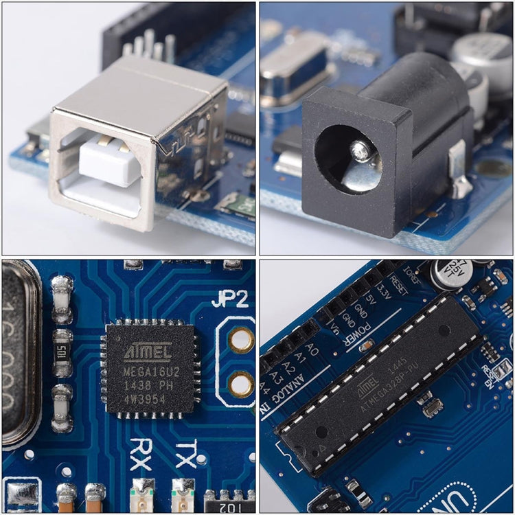 ATMEGA16U2+MEGA328P Chip For Arduino UNO R3 Development Board With USB Cable - free shipping - PMC TechLife - Order now!