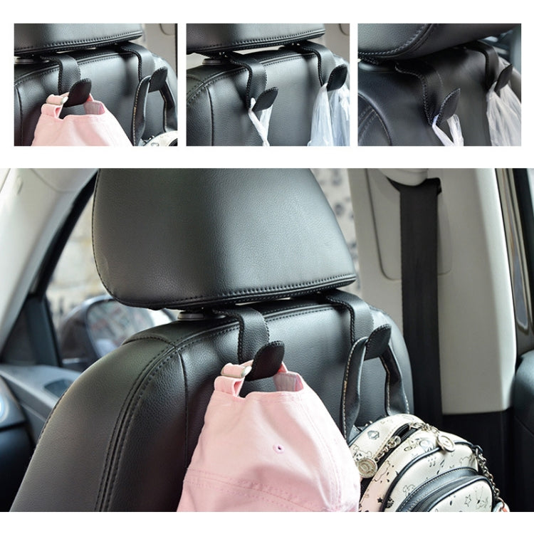 Car Hidden Multi-function Seat Back Seat Small Hook(Beige) - Auto Fastener & Clips by PMC Jewellery | Online Shopping South Africa | PMC Jewellery | Buy Now Pay Later Mobicred