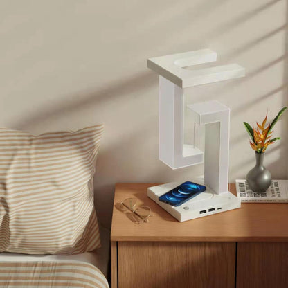 Wireless Charging Model Suspended Anti-Gravity Table Lamp LED Light Home Decoration -  by PMC Jewellery | Online Shopping South Africa | PMC Jewellery