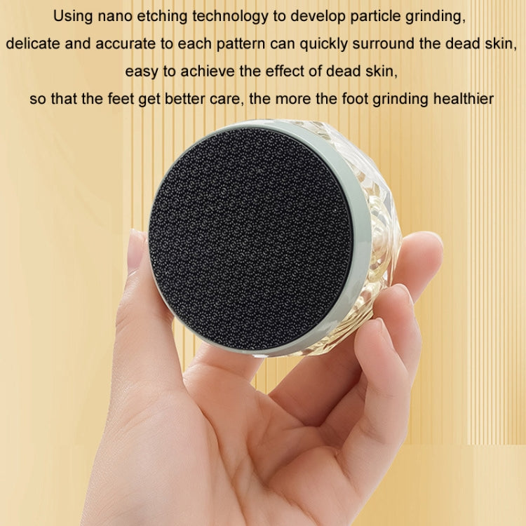 2 in 1 Double-sided Foot Grinder Crystal Glass Manual Epilator(Black) - Hair Removal by PMC TechLife | Online Shopping South Africa | PMC TechLife | Buy Now Pay Later Mobicred