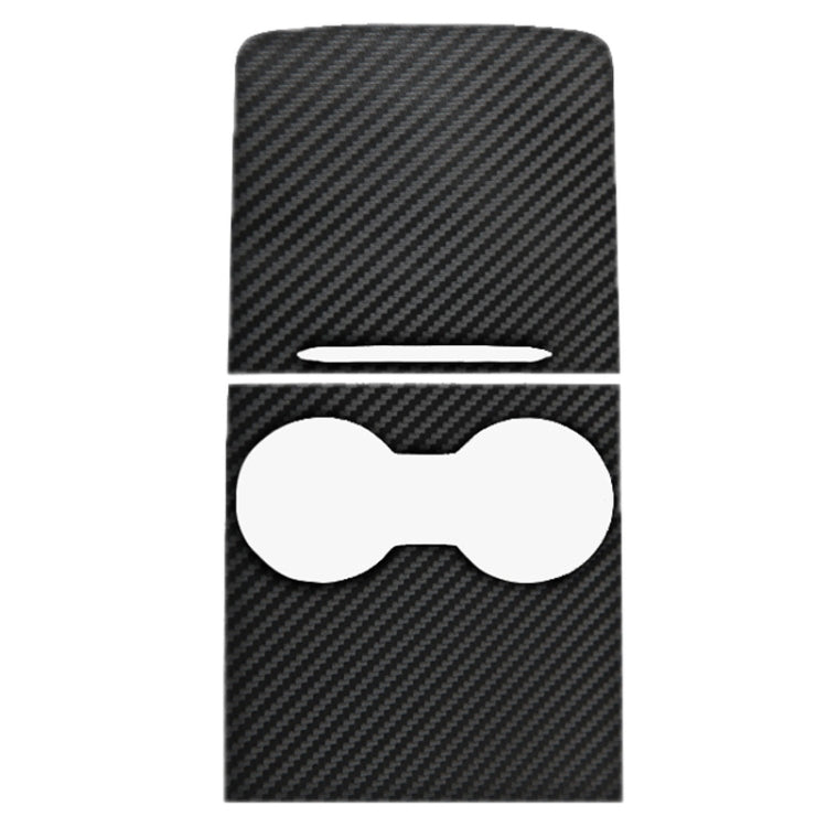 For Tesla Model3/Y Central Control Panel Modification Anti-Scratch Protective Sticker(Carbon Fiber Matte) - Car Interior Mouldings by PMC TechLife | Online Shopping South Africa | PMC TechLife | Buy Now Pay Later Mobicred