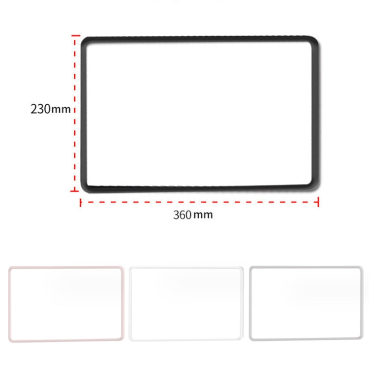 For Tesla Model3/Y Screen Bumper Protective Cover Silicone Frame(Gray) - Car Interior Mouldings by PMC TechLife | Online Shopping South Africa | PMC TechLife | Buy Now Pay Later Mobicred