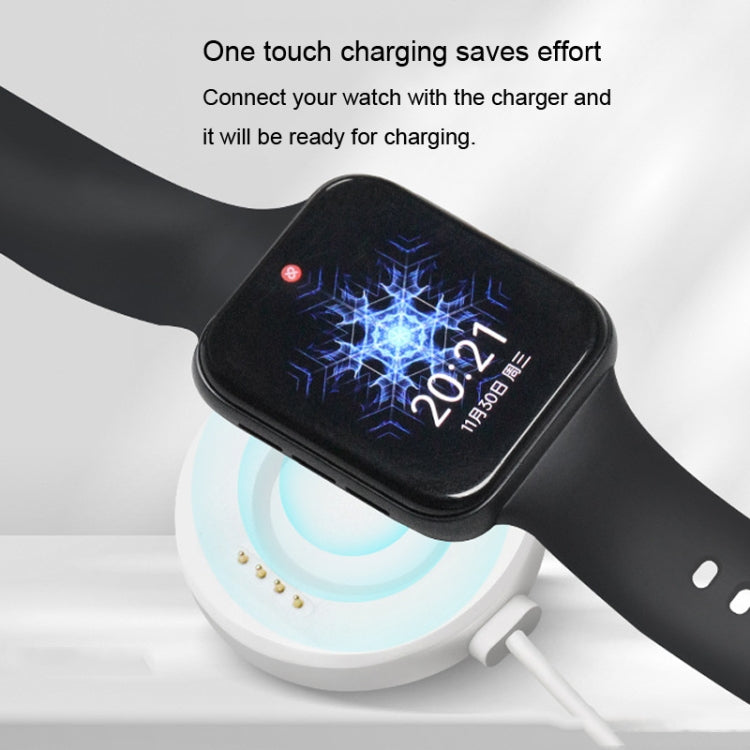 For OPPO Watch SE Watch USB Port Magnetic Charger Charging Cable(Black) -  by PMC Jewellery | Online Shopping South Africa | PMC Jewellery | Buy Now Pay Later Mobicred