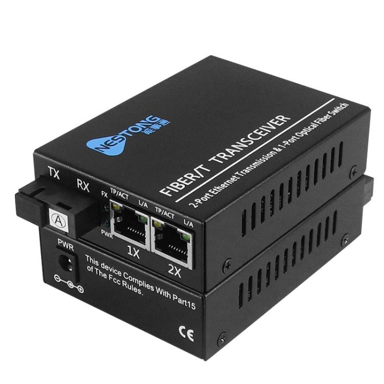 NESTONG  Gigabit Single-mode Fiber Optic Transceiver POE Photoelectric Converter,CN Plug - Fiber Receiver by NESTONG | Online Shopping South Africa | PMC Jewellery | Buy Now Pay Later Mobicred