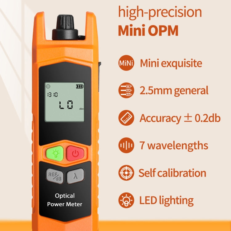 2-in-1 10-30mW Fiber Optic Red Light Pen + Optical Power Meter (-70+6dBm) Set - Fiber Optic Test Pen by PMC Jewellery | Online Shopping South Africa | PMC Jewellery | Buy Now Pay Later Mobicred