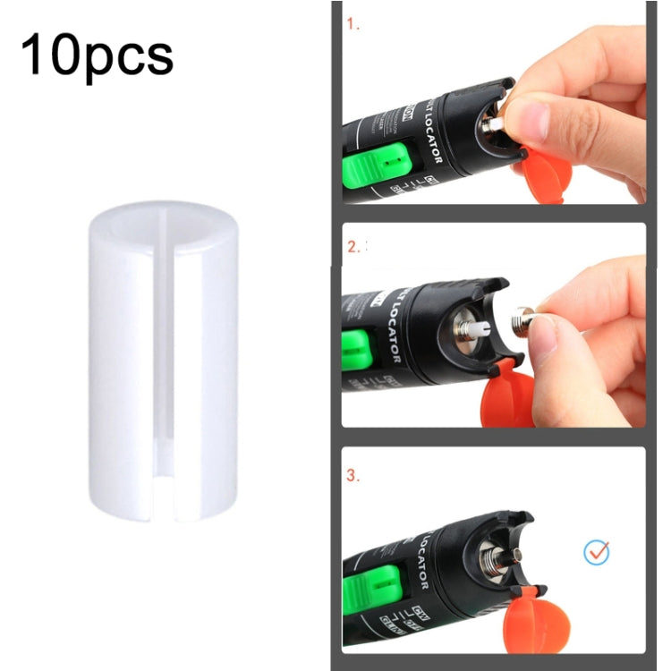 10pcs 5mm Ceramic Core Replacement Parts For Fiber Optic Visual Fault Locator - Adapter by PMc TechLife | Online Shopping South Africa | PMc TechLife | Buy Now Pay Later Mobicred