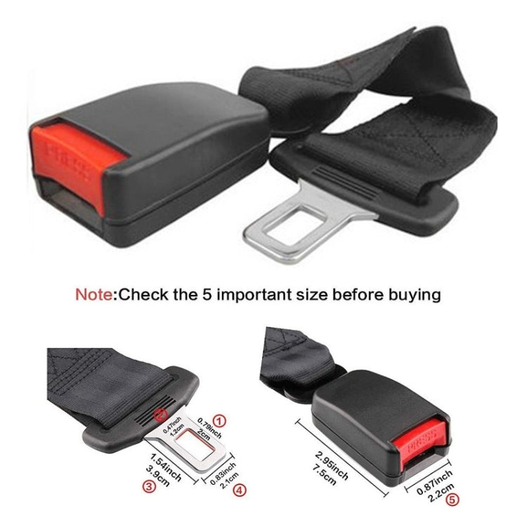One Support and Two Extension Belt Car Rear Two-seat Seat Safety Belt Connector - free shipping - PMC TechLife - Order now!